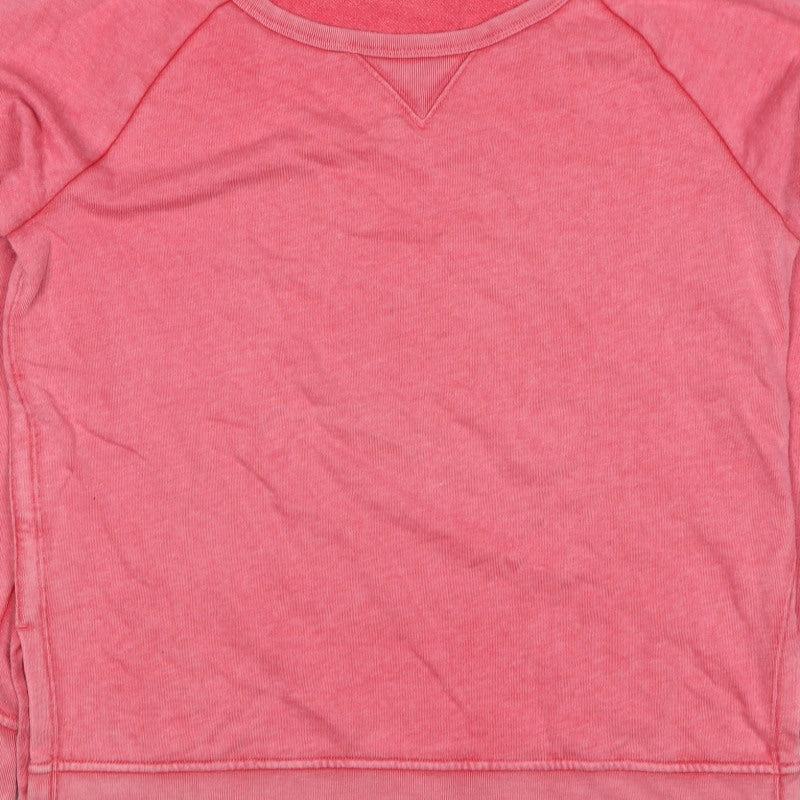 Gap Women’s Pink Size S Crew Neck Raglan Pullover Sweatshirt
