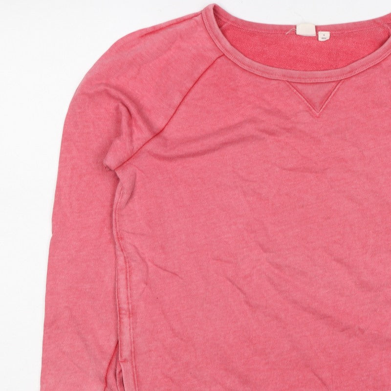 Gap Women’s Pink Size S Crew Neck Raglan Pullover Sweatshirt