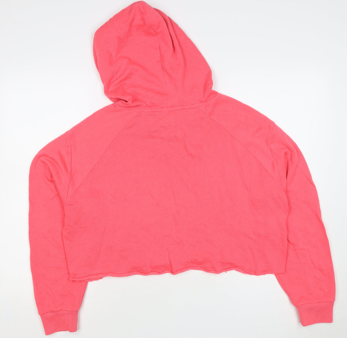 PINK Victoria’s Secret Women Pink M Pullover Cropped Logo Hoodie