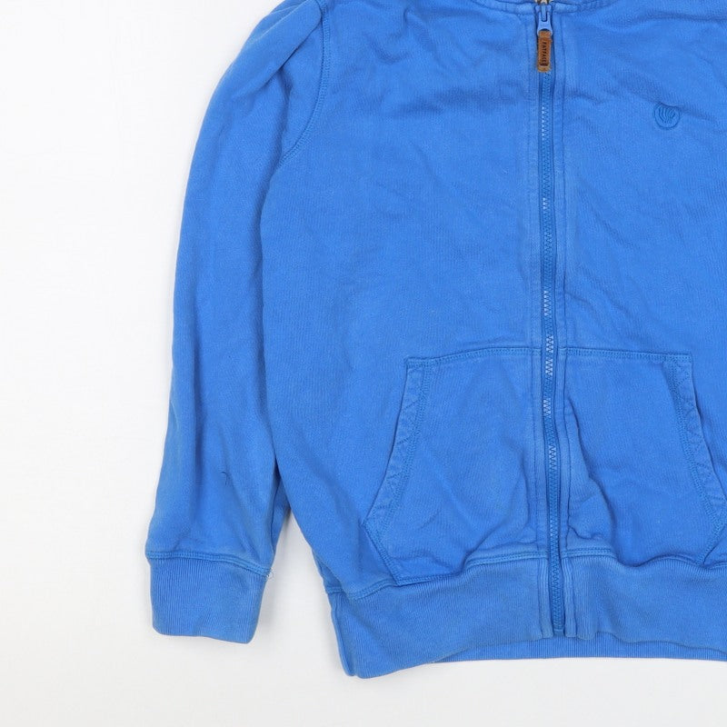 Fat Face Boys Blue 10-11 Years Full Zip Shark Hoodie Cotton