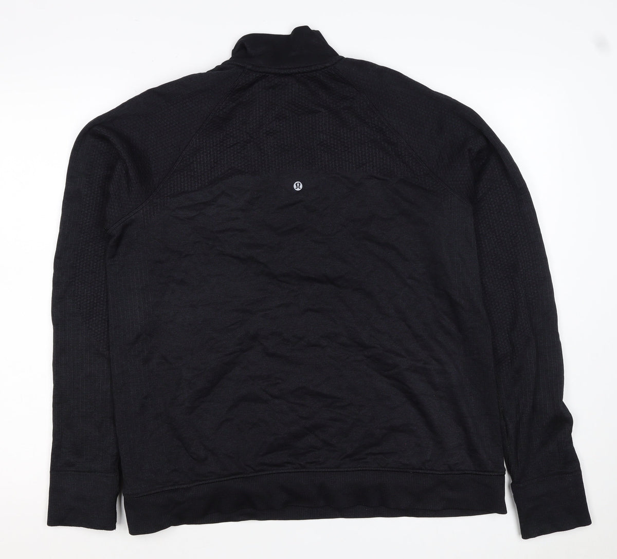 Lululemon Women’s Black UK 8 1/4 Zip Mock Neck Sweatshirt