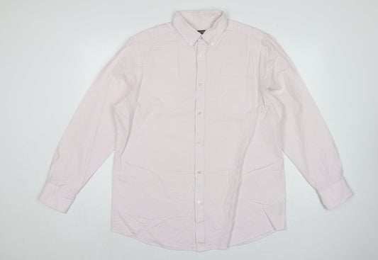 Debenhams The Collection Men’s Pink Stripe 16.5 Classic Fit Dress Shirt