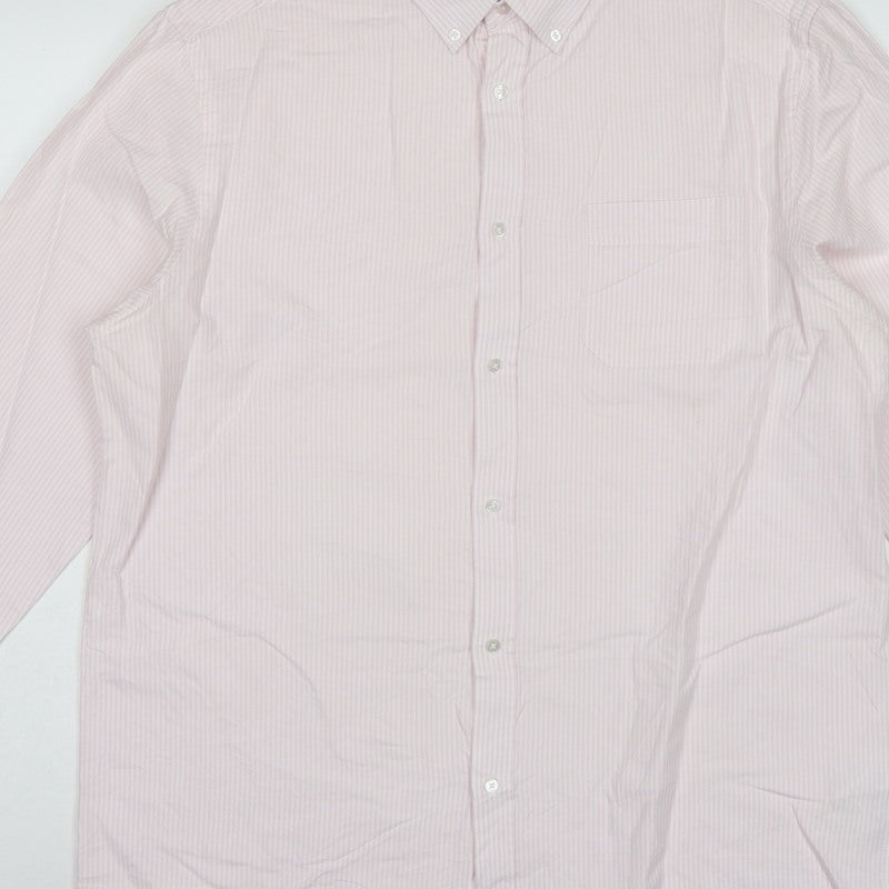 Debenhams The Collection Men’s Pink Stripe 16.5 Classic Fit Dress Shirt