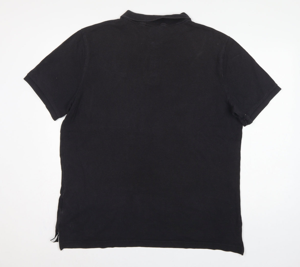 Nike Men’s Black XL Cotton Short Sleeve Logo Golf Polo Shirt