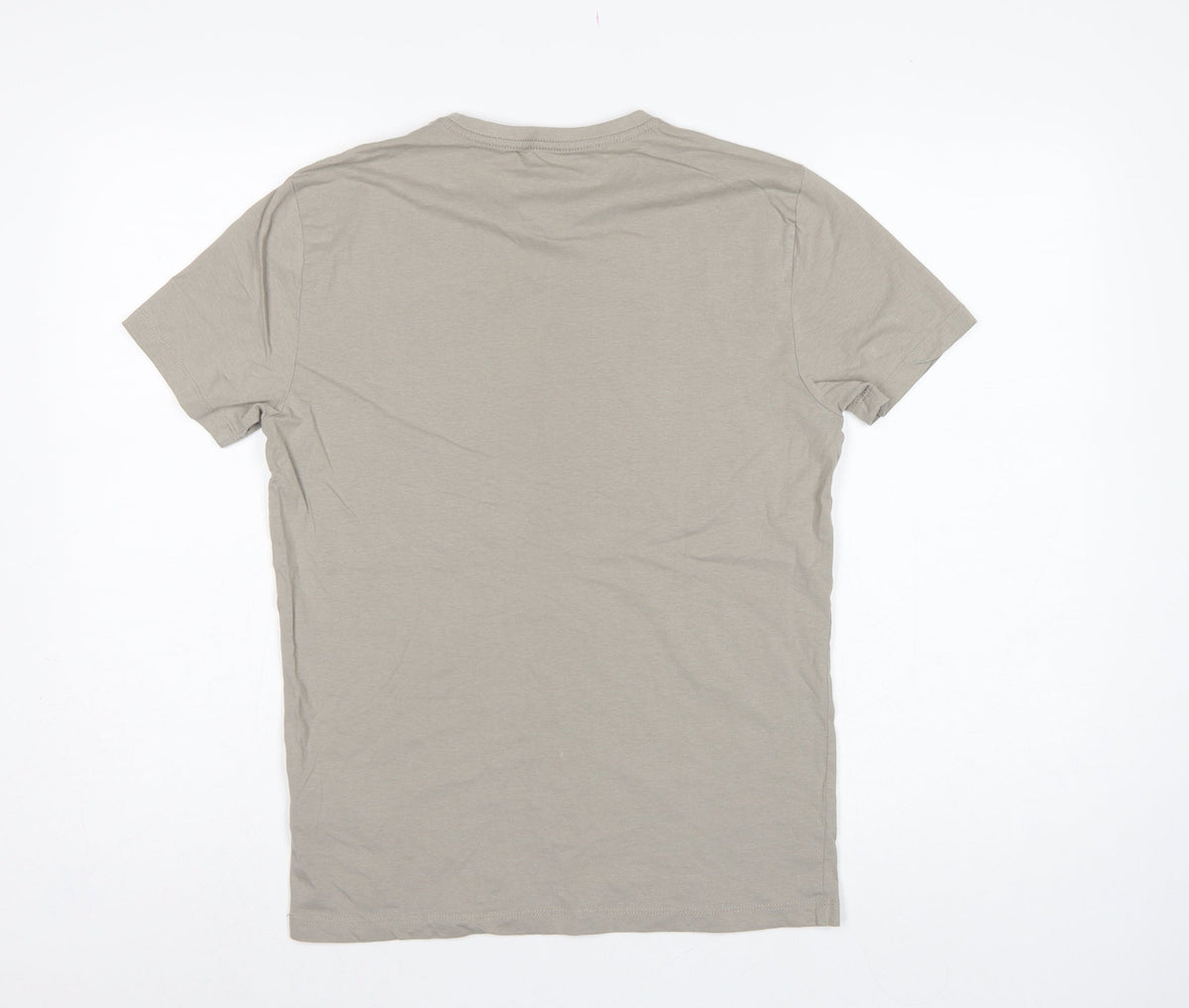 GAS Men’s Beige M Graphic Art Crew Neck Short Sleeve T-Shirt