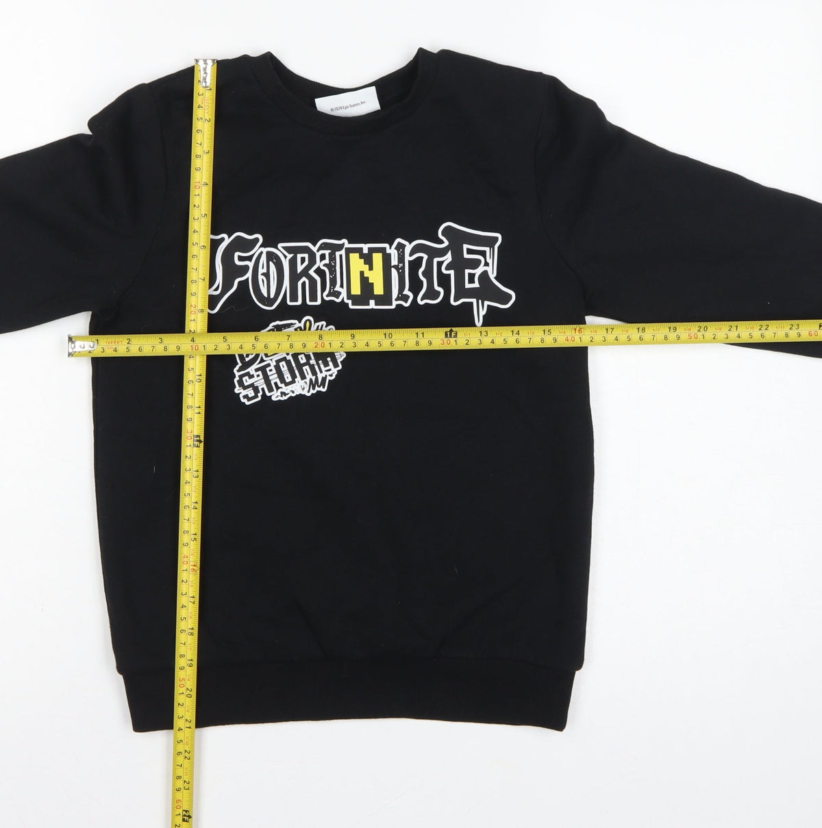 Fortnite Boys Black M Pullover Sweatshirt Graphic Print Long Sleeve