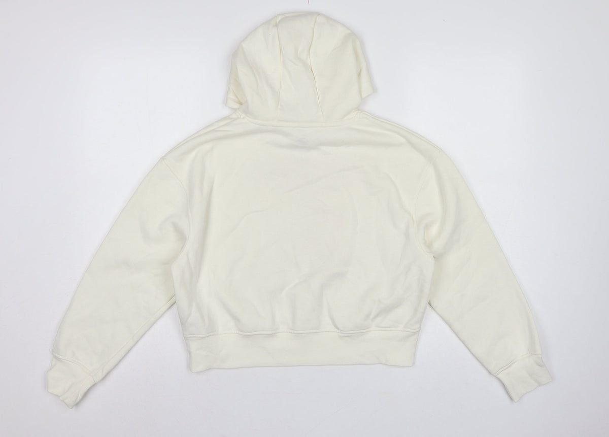 Primark Girls Ivory Mickey Mouse Graphic Pullover Hoodie 11-12 Years