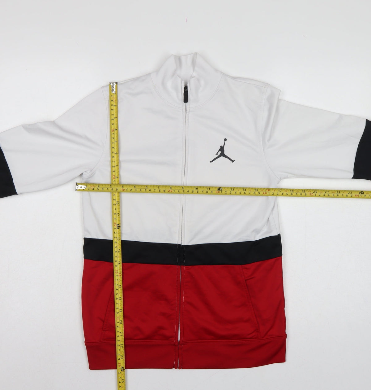 Jordan Boys Multicoloured 12-13 Years Full Zip Colourblock Sweatshirt