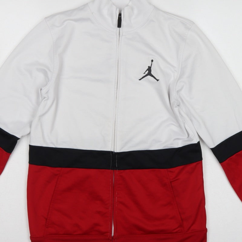 Jordan Boys Multicoloured 12-13 Years Full Zip Colourblock Sweatshirt