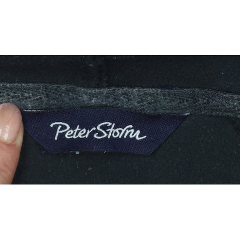 Peter Storm Women’s Black Size 10 Hooded Softshell Full Zip Jacket