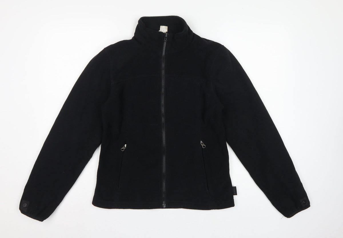Decathlon Women’s Black M Fleece Full Zip Outdoor Jacket