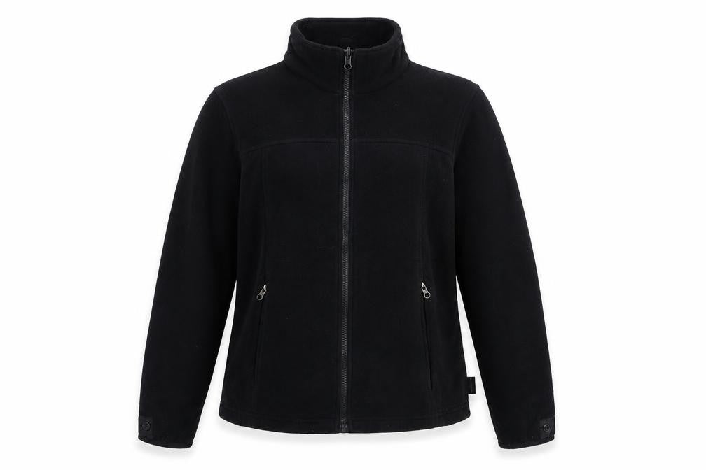 Decathlon Women’s Black M Fleece Full Zip Outdoor Jacket