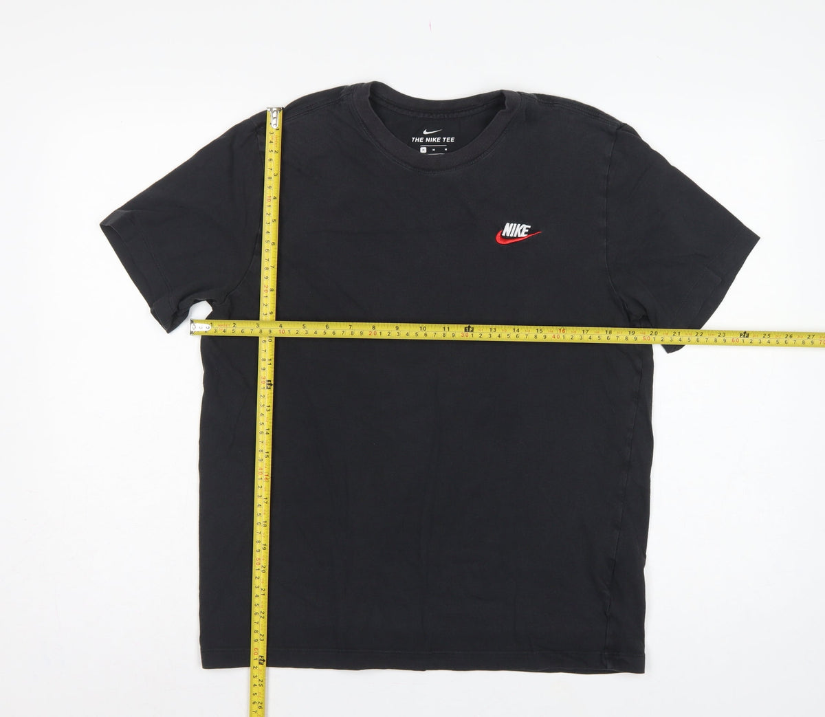 Nike Men’s Black M Crew Neck Cotton Logo Short Sleeve T-Shirt