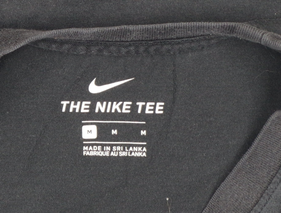Nike Men’s Black M Crew Neck Cotton Logo Short Sleeve T-Shirt