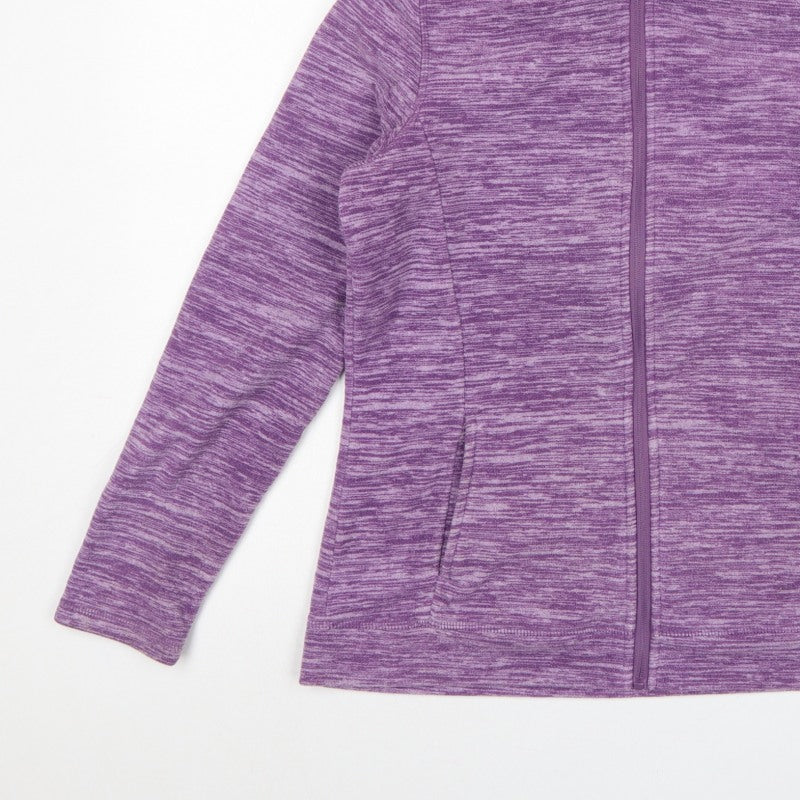Mountain Warehouse Women’s Purple Fleece Hooded Jacket UK 12 Full Zip