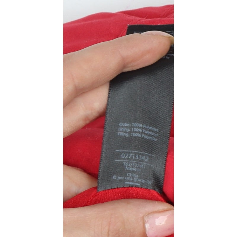 Per Una Women’s Red M Padded Quilted Water Resistant Waistcoat