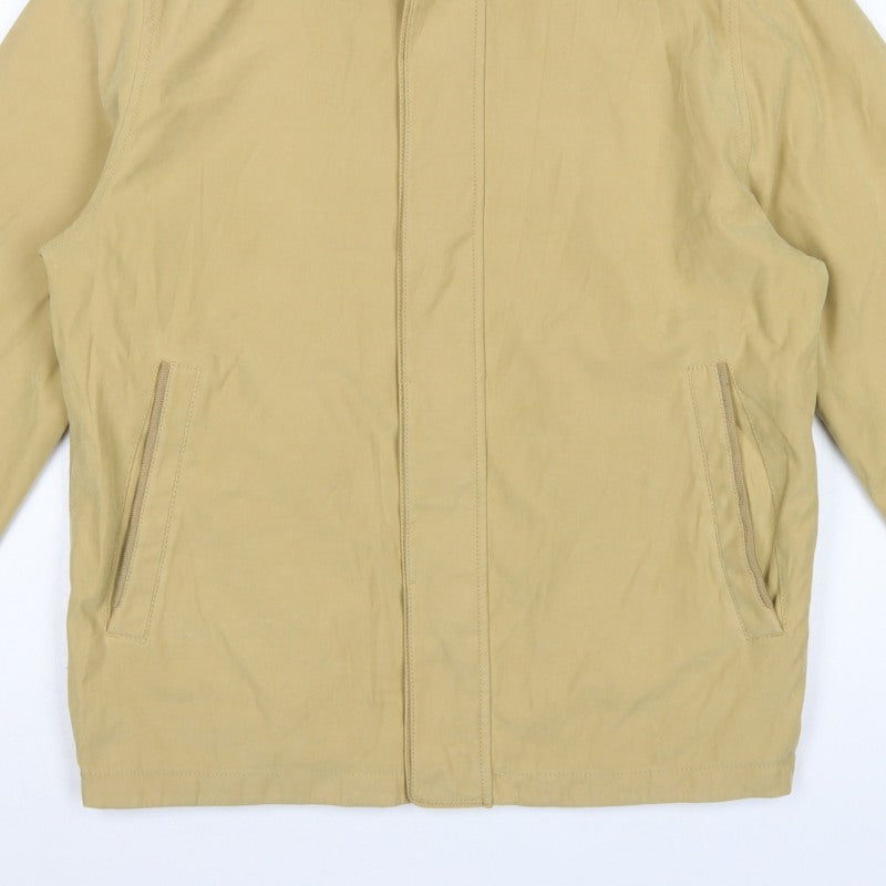 Benny Men's Beige UK 40 Basic Jacket Full Zip Teflon Microfibre