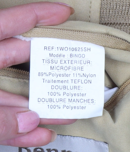 Benny Men's Beige UK 40 Basic Jacket Full Zip Teflon Microfibre