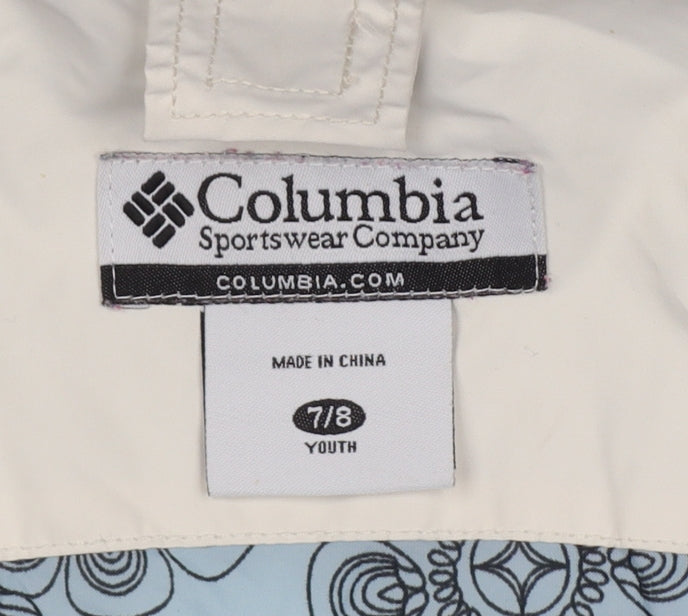 Columbia Unisex Kids Blue 7-8 Years Omni-Tech Ski Jacket