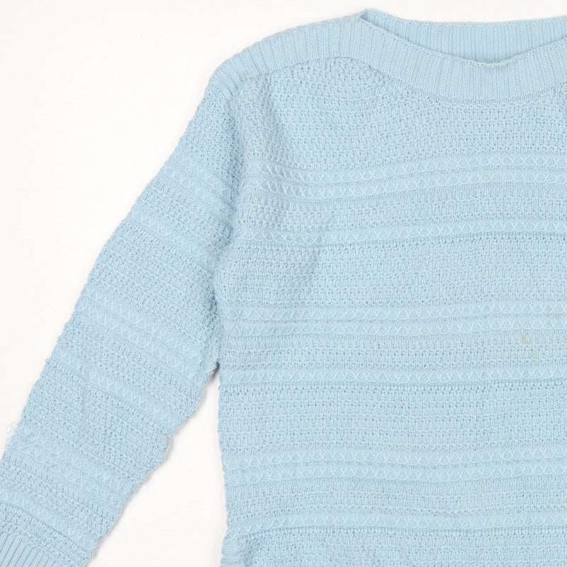 Crew Clothing Company Women Blue UK 14 Crew Neck Knit Pullover Jumper