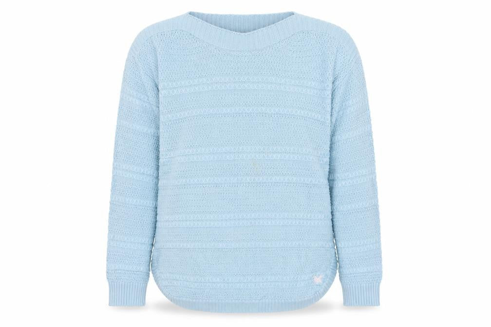 Crew Clothing Company Women Blue UK 14 Crew Neck Knit Pullover Jumper
