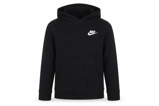 Nike Boys Black 6-7 Years Pullover Hoodie Logo Fleece
