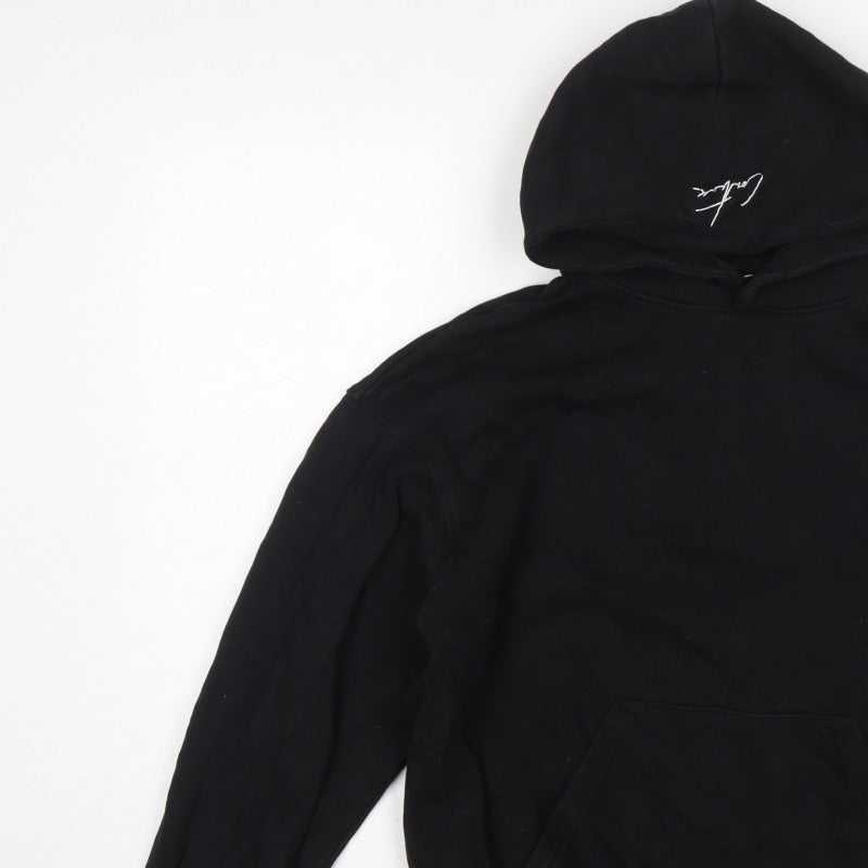 Couture Women’s Black XS Pullover Hoodie Embroidered Logo Pockets