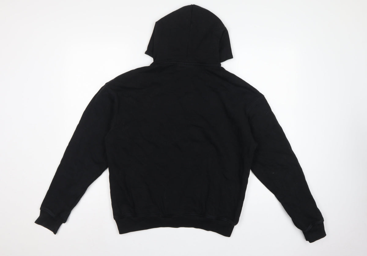 Couture Women’s Black XS Pullover Hoodie Embroidered Logo Pockets