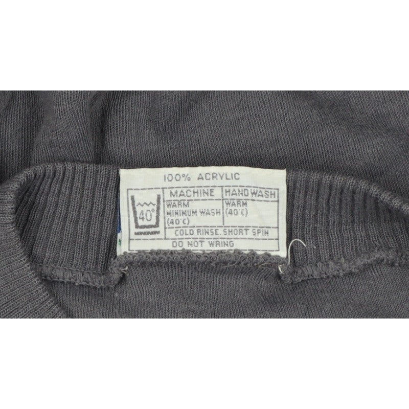 Greenwoods Active Women Grey M Colourblock Acrylic Sweatshirt Pullover