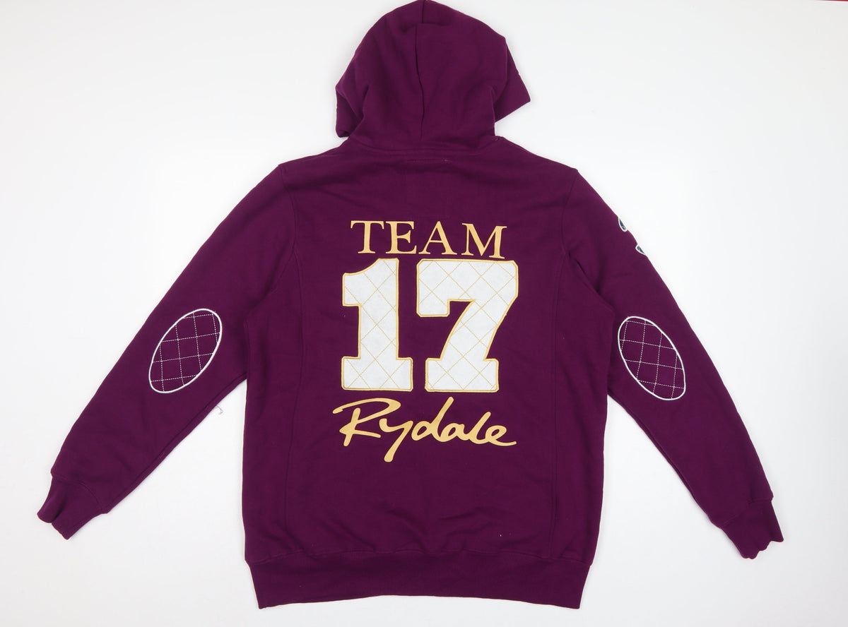 Rydale Women’s Purple Team 17 Pullover Hoodie UK 20 L