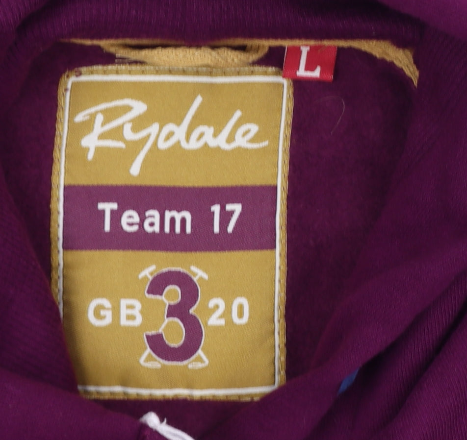 Rydale Women’s Purple Team 17 Pullover Hoodie UK 20 L