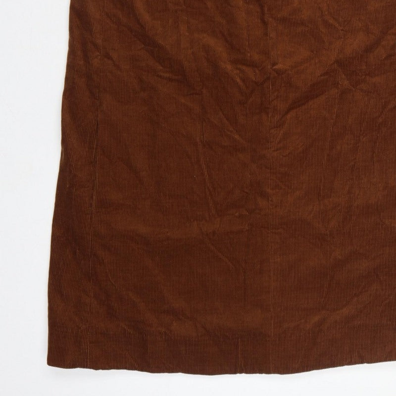 COS Women Brown Corduroy Shift Dress UK 16 Sleeveless Lined
