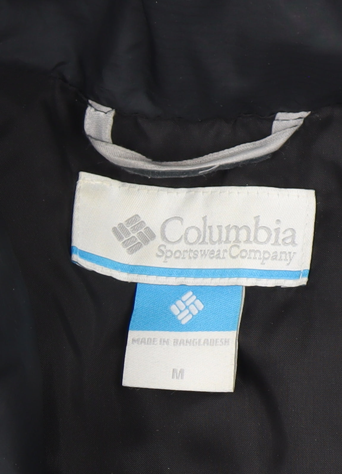 Columbia Men’s Black M Puffer Jacket Quilted Full Zip Outdoor