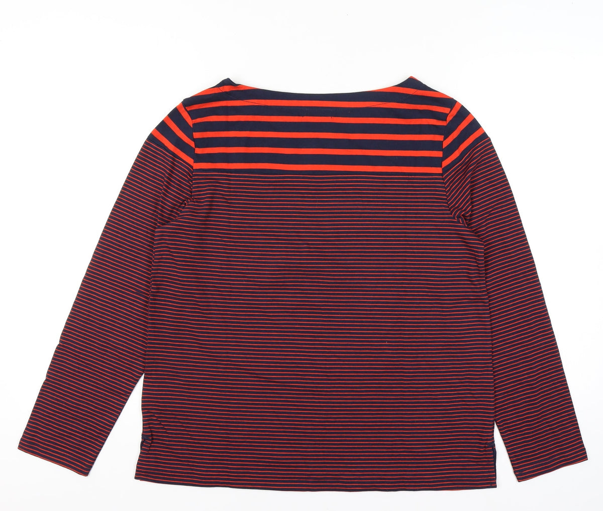 GAP Women’s Multicoloured XL Striped Cotton Raglan Long Sleeve T-Shirt