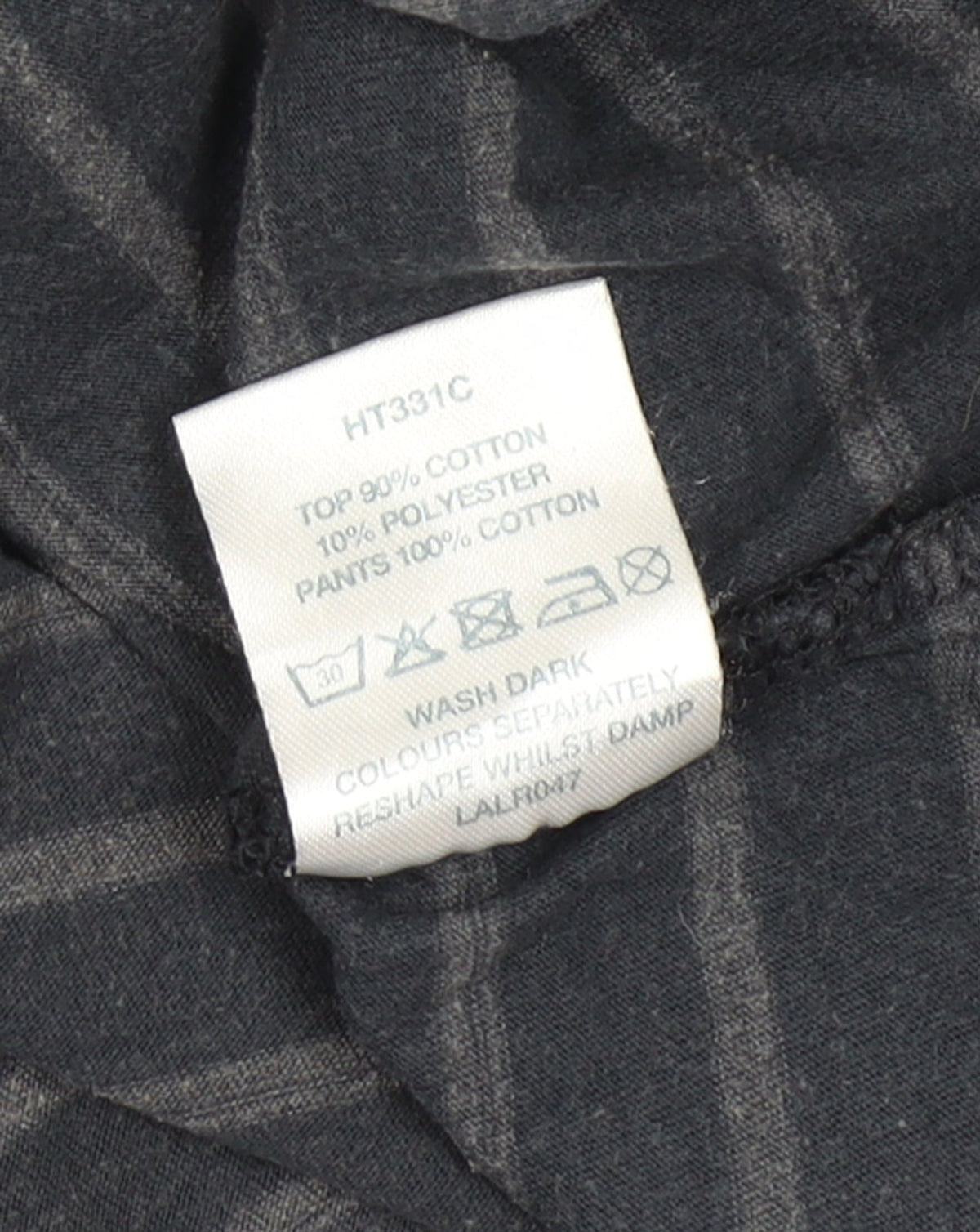 Tom Franks Men’s Black Grey Striped V-Neck Short Sleeve T-Shirt XL