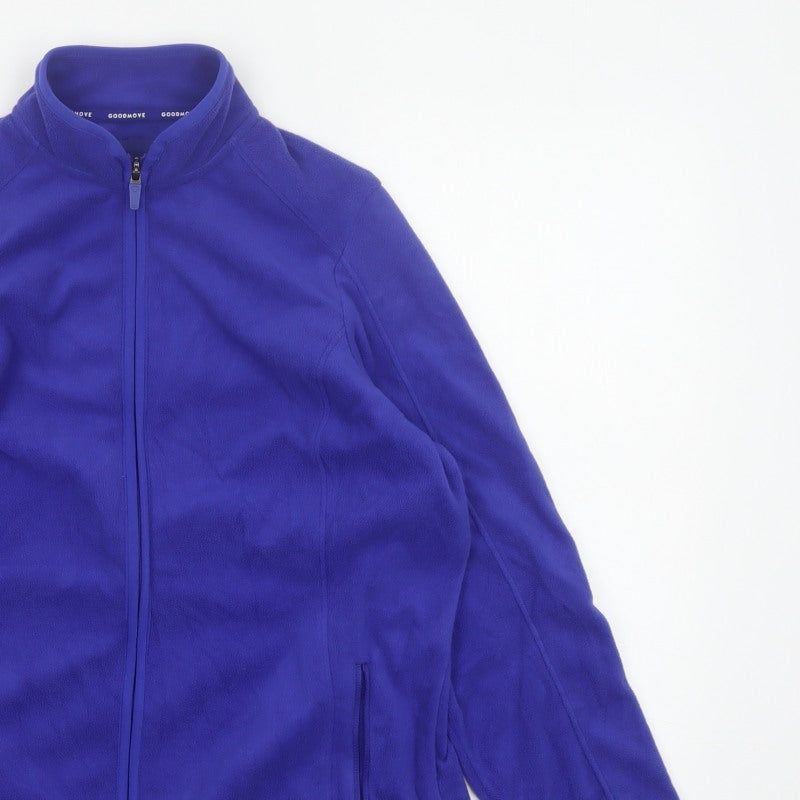 Marks and Spencer Goodmove Women’s Blue UK 14 Fleece Full Zip Jacket