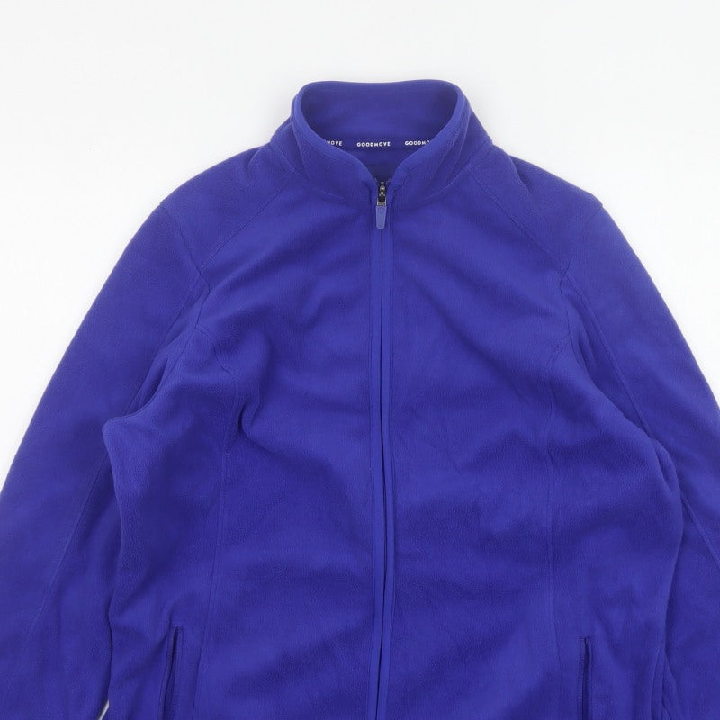 Marks and Spencer Goodmove Women’s Blue UK 14 Fleece Full Zip Jacket