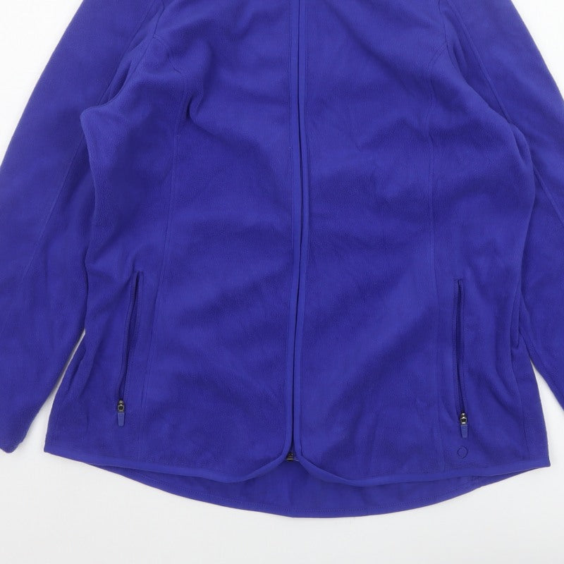 Marks and Spencer Goodmove Women’s Blue UK 14 Fleece Full Zip Jacket
