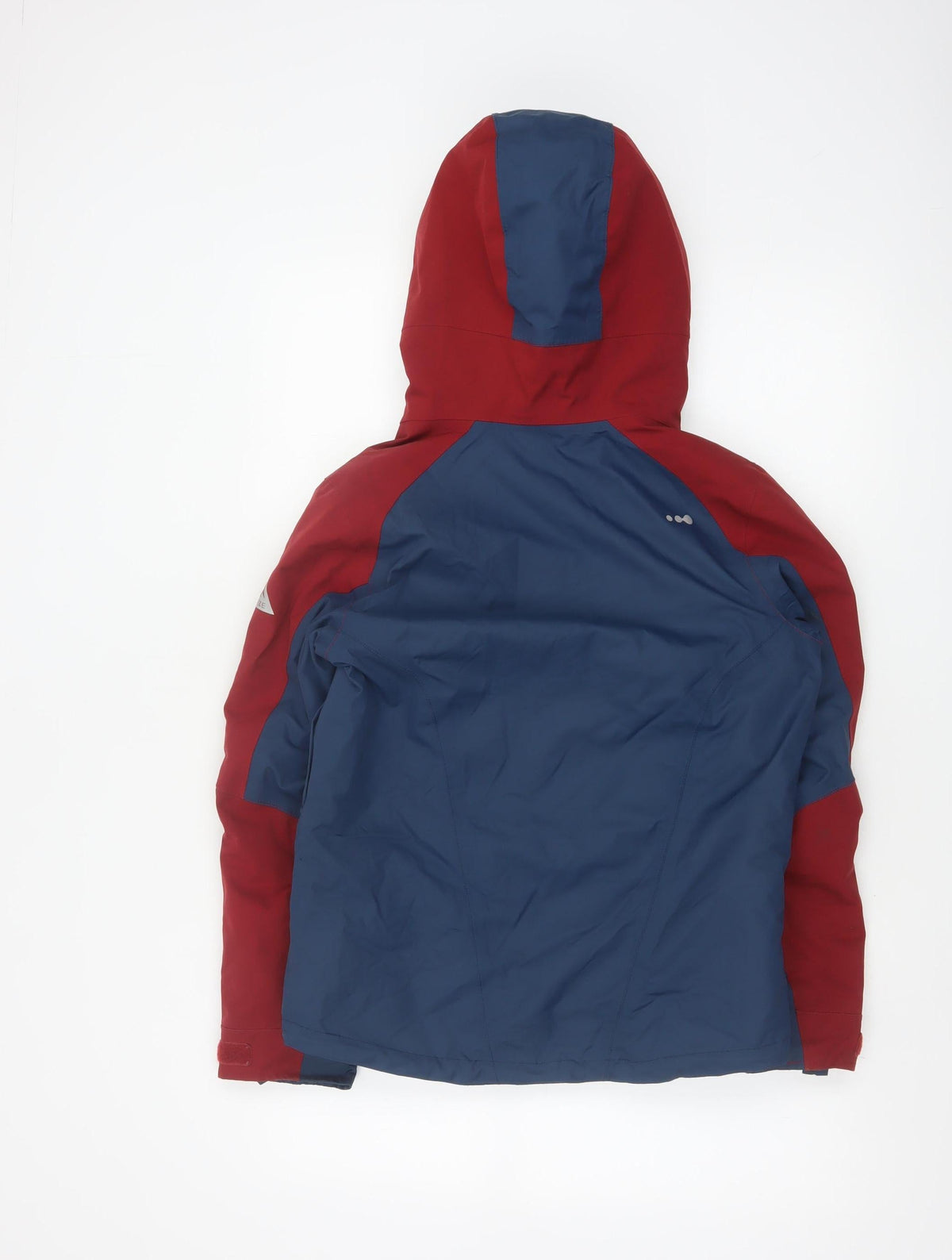 Wedze Boys Red Blue 12 Years Ski Jacket Hooded Full Zip
