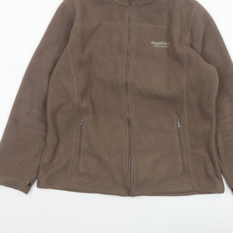 Regatta Women’s Brown Size 12 Fleece Full Zip Outdoor Jacket