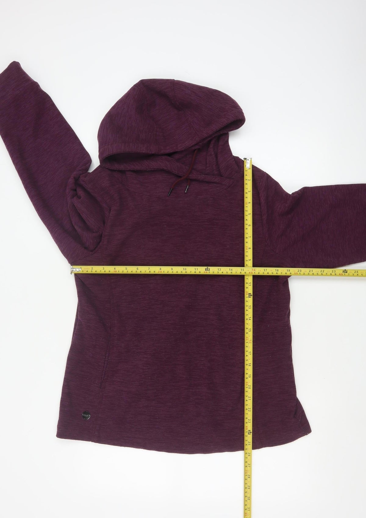 Regatta Women's Purple UK 14 Fleece Pullover Hoodie Drawstring Pockets