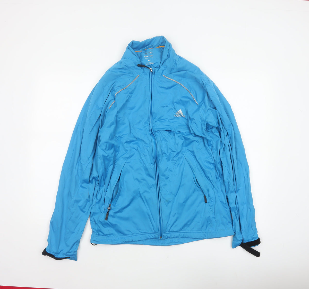 Adidas Men’s Blue M Climaproof Golf Windbreaker Waterproof Jacket