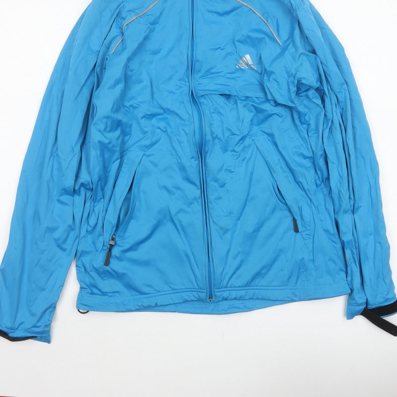 Adidas Men’s Blue M Climaproof Golf Windbreaker Waterproof Jacket