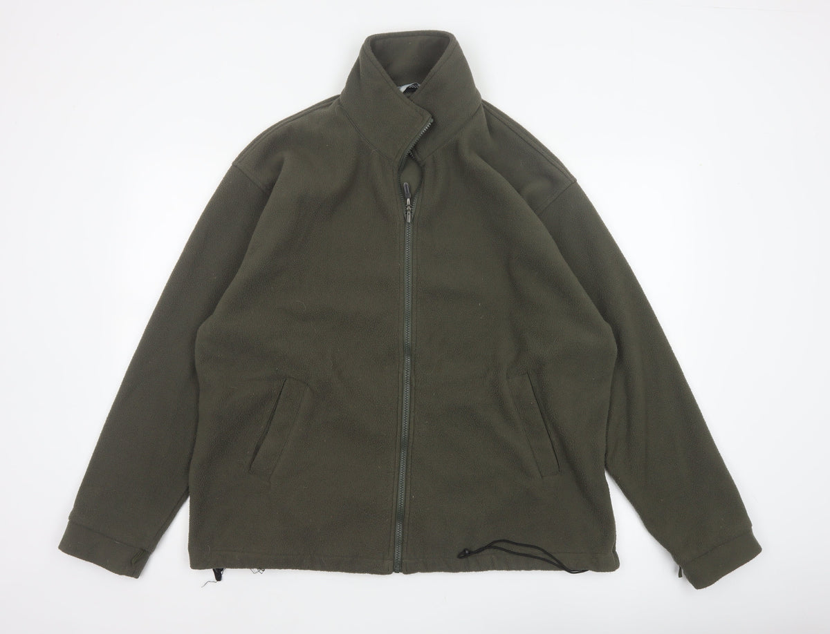 Outdoorscene Men’s Green M Fleece Full Zip Outdoor Jacket 38-40in