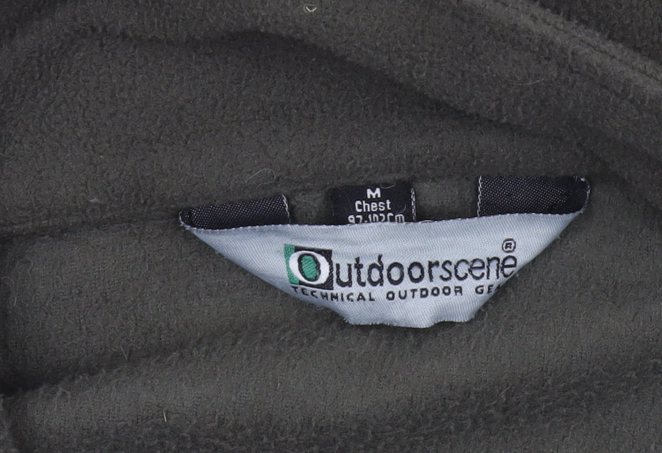 Outdoorscene Men’s Green M Fleece Full Zip Outdoor Jacket 38-40in