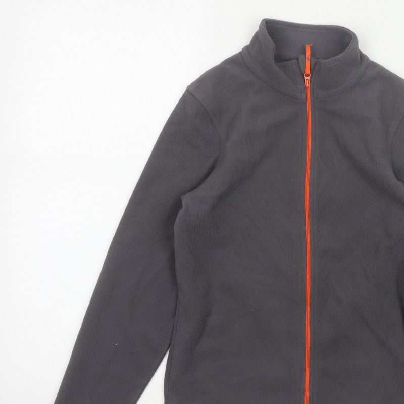 Mountain Warehouse Boys Grey Fleece Jacket 9-10 Years Full Zip