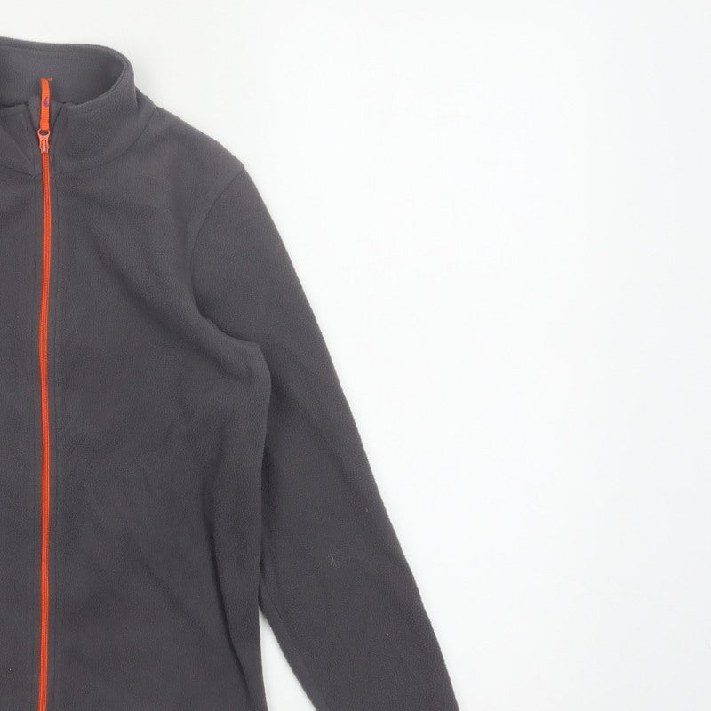 Mountain Warehouse Boys Grey Fleece Jacket 9-10 Years Full Zip