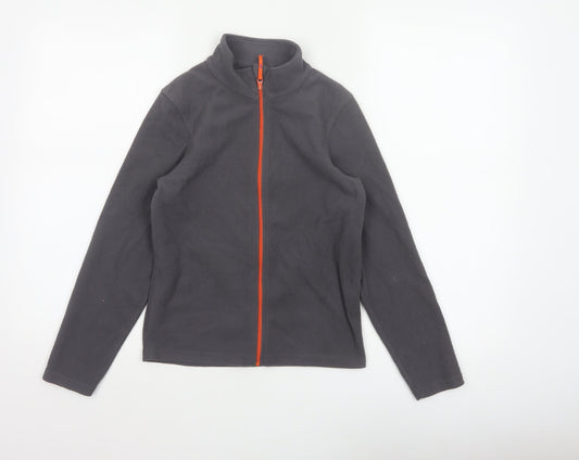 Mountain Warehouse Boys Grey Fleece Jacket 9-10 Years Full Zip