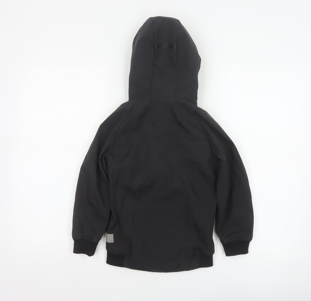 Next Boys Black 5 Years Ski Jacket Hooded Softshell Reflective