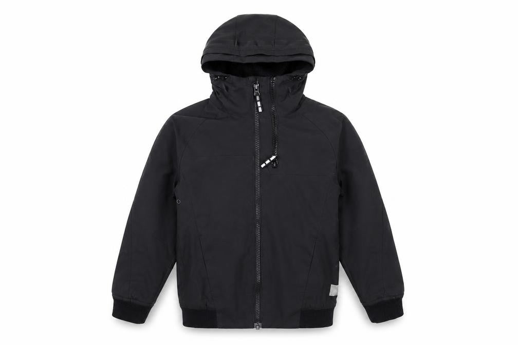 Next Boys Black 5 Years Ski Jacket Hooded Softshell Reflective